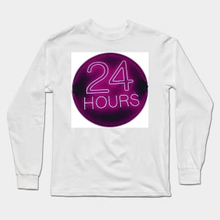 24 hrs in pink Long Sleeve T-Shirt